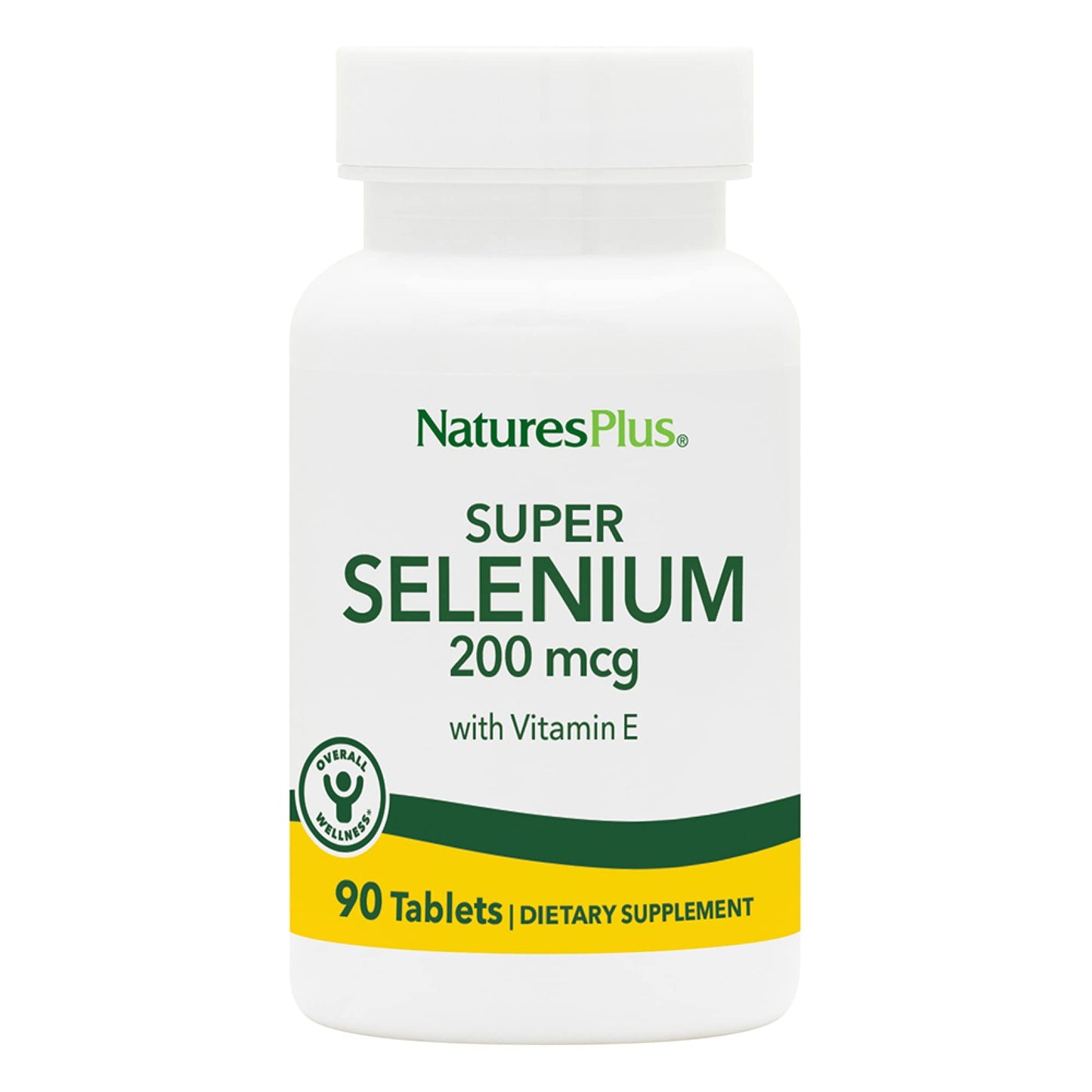 NaturesPlus Super Selenium Complex - 200 mcg, 90 Vegetarian Tablets | Thyroid Support & Antioxidant