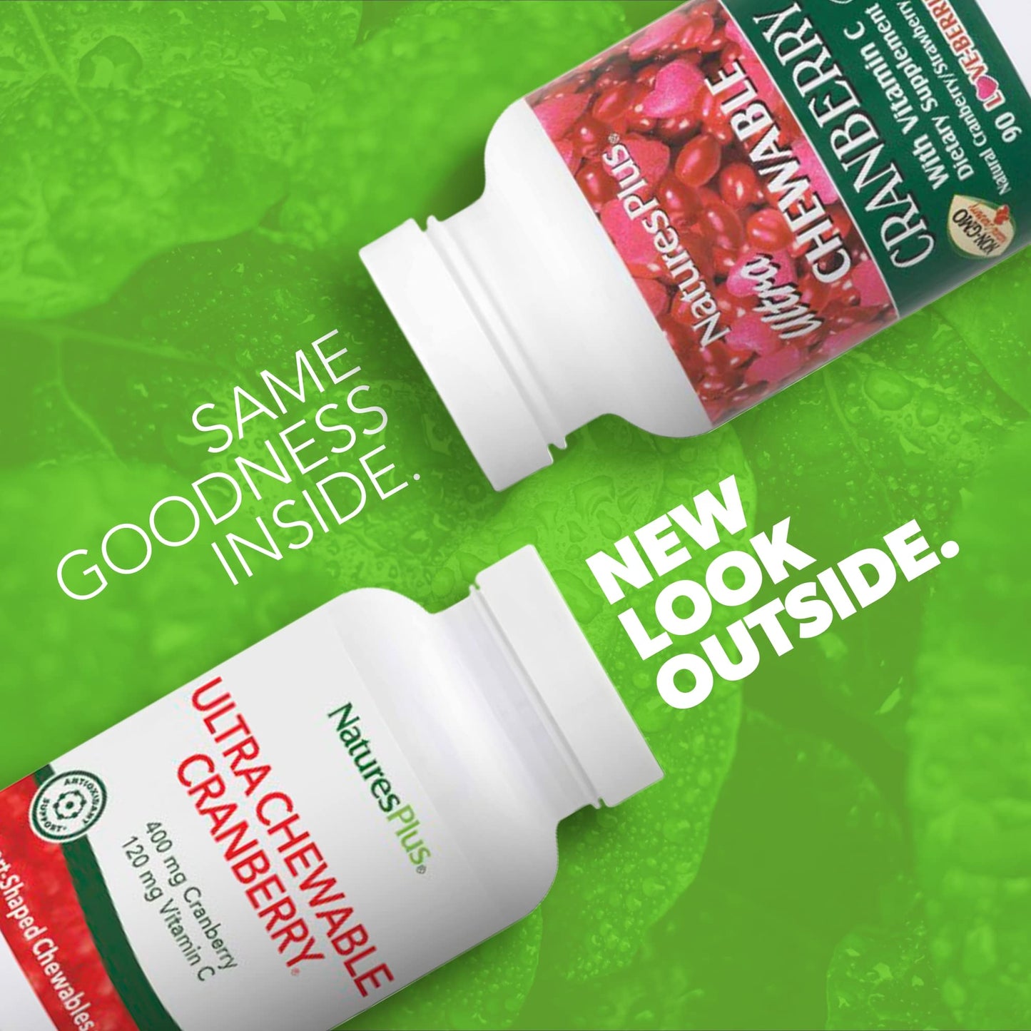 NaturesPlus Ultra Chewable Cranberry Love Berries – 2 Pack | Urinary Tract Health, Non-GMO, Gluten Free