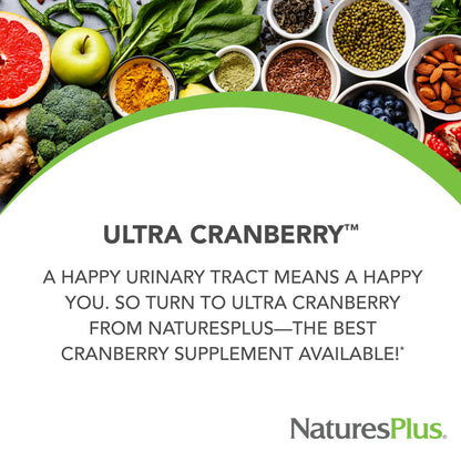 NaturesPlus Ultra Cranberry 1000mg – 120 Tablets | Vegetarian & Gluten Free