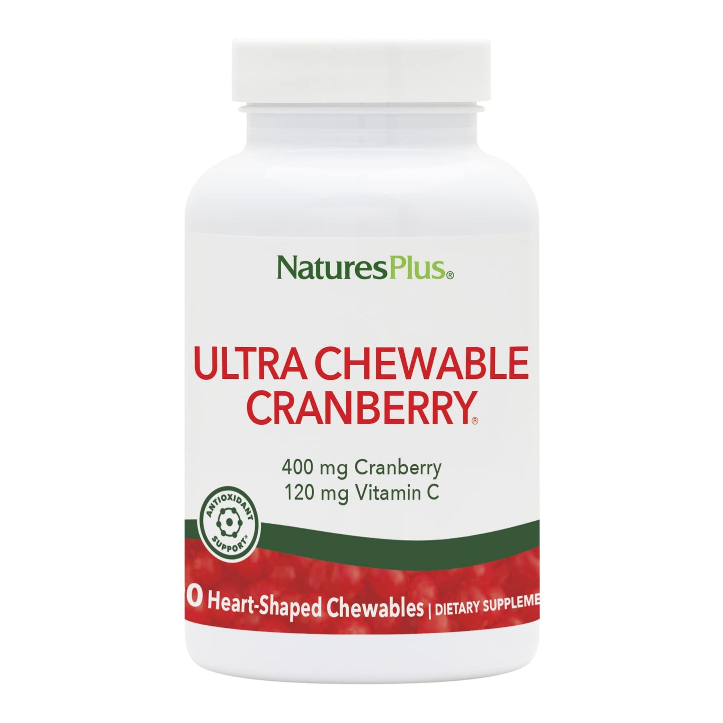 NaturesPlus Ultra Cranberry Chewables – 90 Love Berries Tablets for Urinary Health (Non-GMO, Gluten Free)
