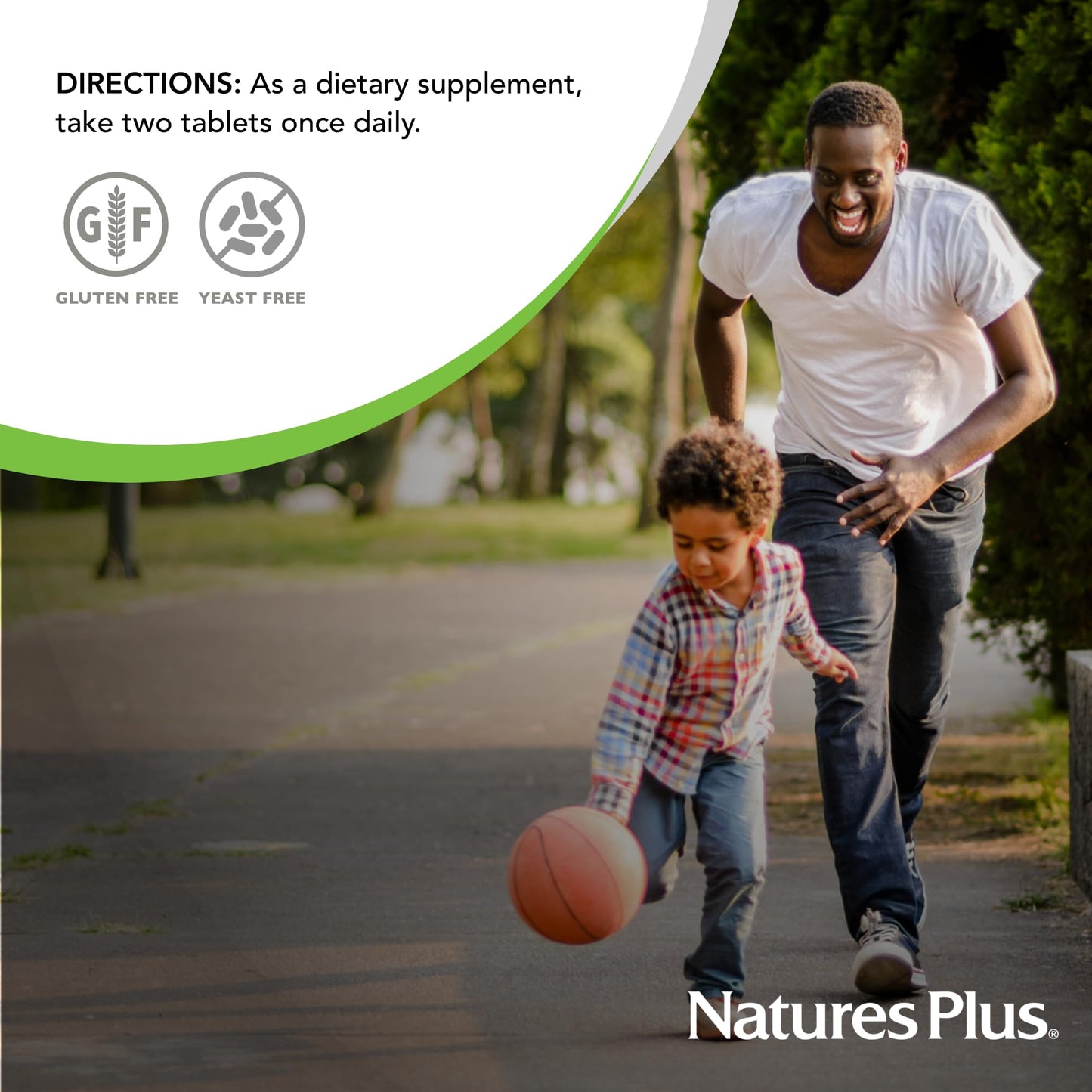 NaturesPlus Men's Ultra Hair Plus – Hair Growth Supplement, 60 Tablets