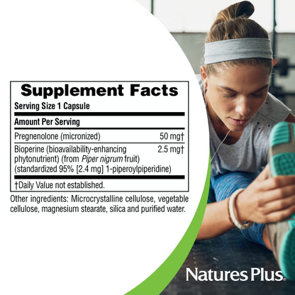 NaturesPlus Ultra Pregnenolone - 60 Capsules | Immune & Cognitive Support