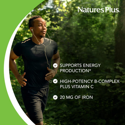 NaturesPlus Ultra-Stress with Iron | 30 Vegetarian Tablets | Stress Relief