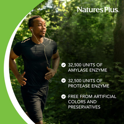 NaturesPlus Ultra-Zyme - 90 Tablets | Enzyme Supplement for Healthy Digestion | Gluten Free | 45 Servings