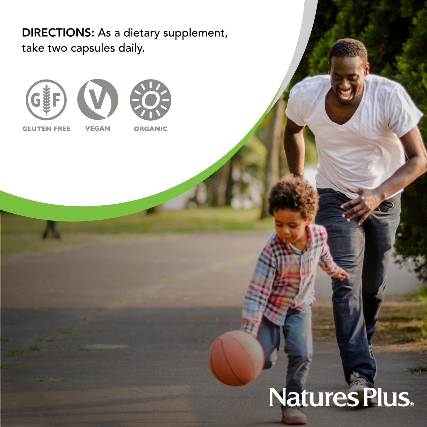 NaturesPlus Source of Life Garden Organic Vitamin C 500 mg - 60 Vegan Capsules