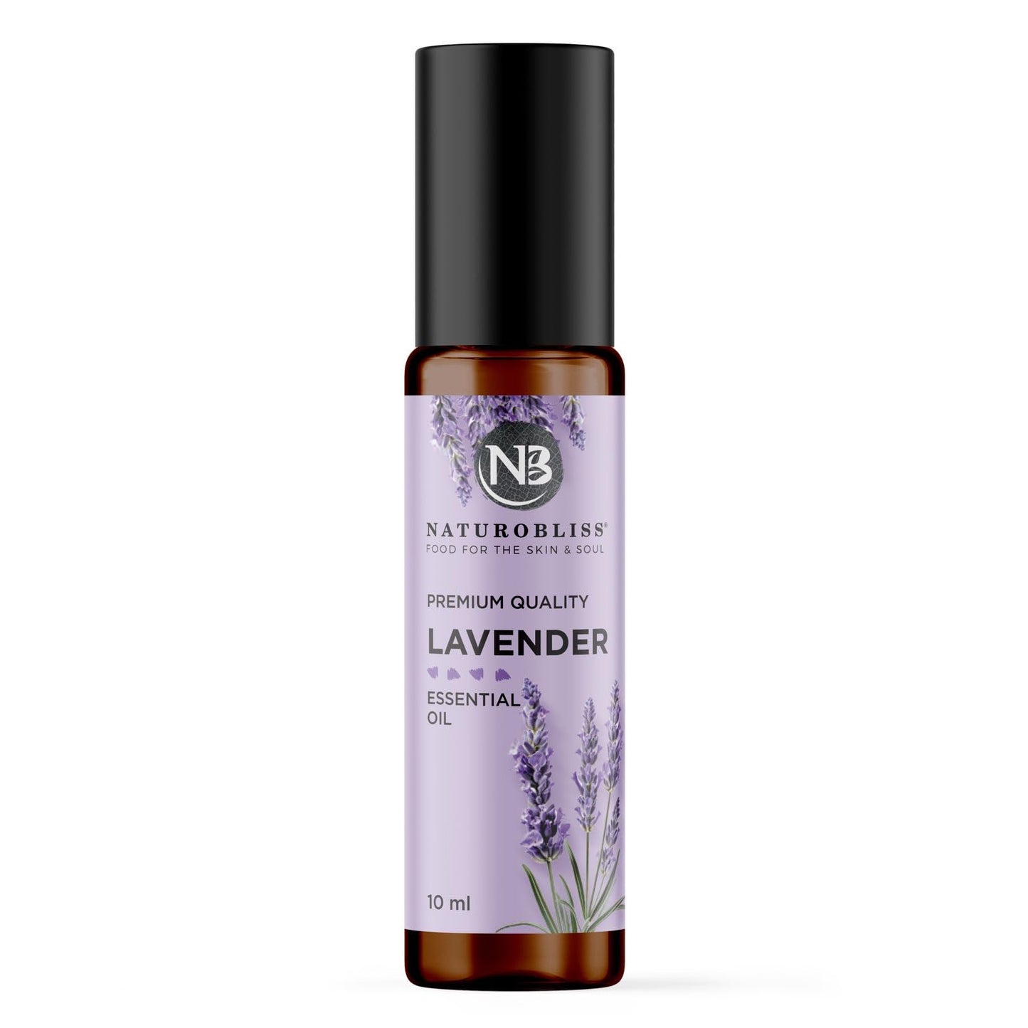 NaturoBliss Lavender Essential Oil Roll-On 10 ml – 100% Pure & Soothing