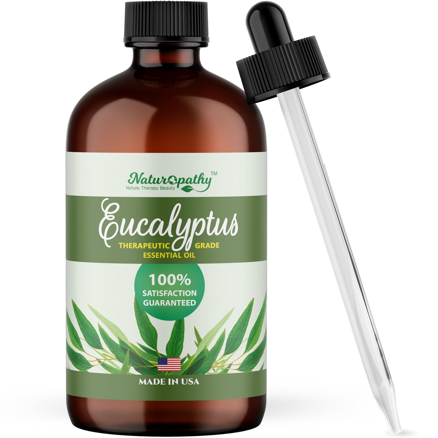 Naturopathy Eucalyptus Essential Oil, Therapeutic Grade, Premium Quality Perfect for Aromatherapy (4 fl oz)