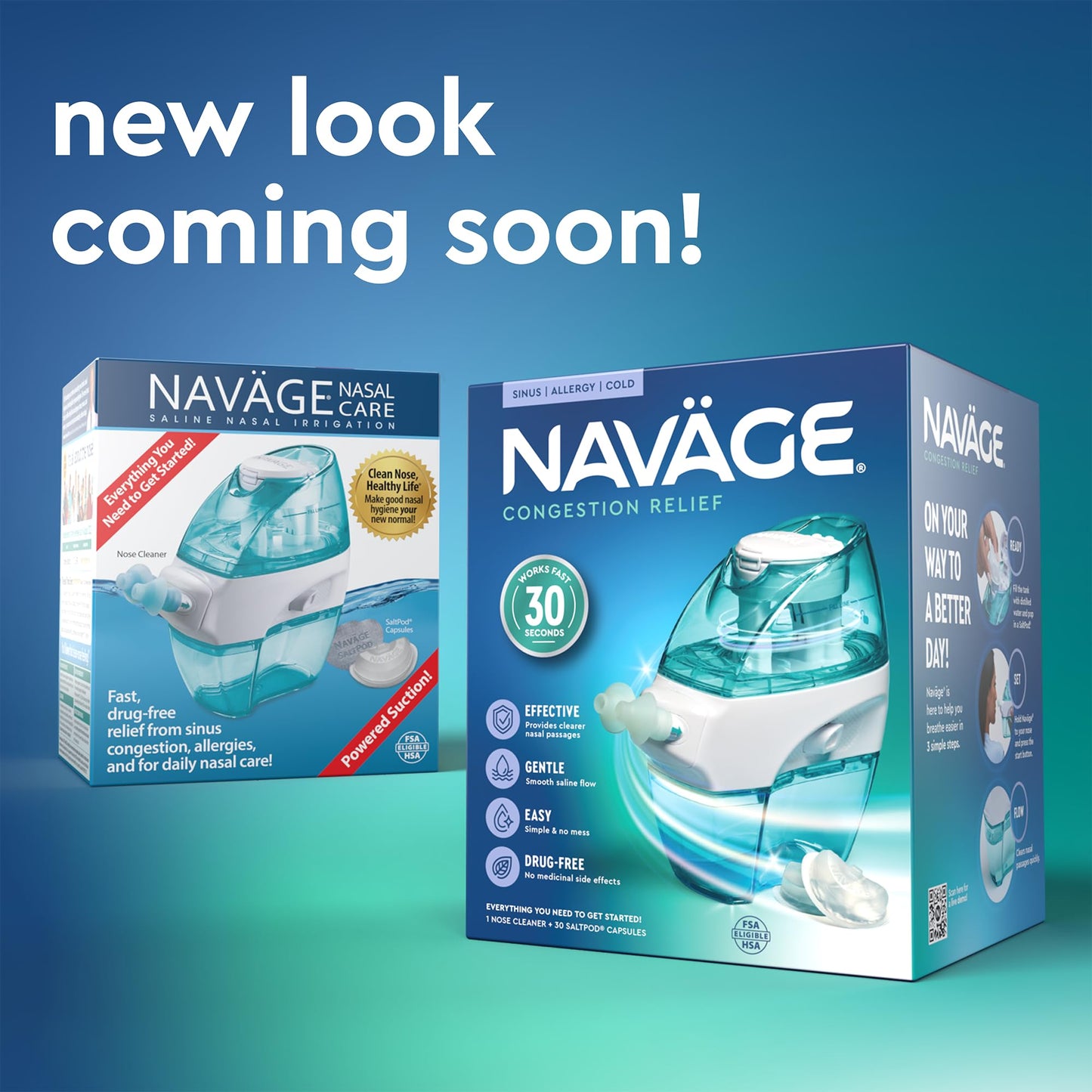 Navage Deluxe Bundle Nasal Irrigation System – Complete Kit with SaltPods, Travel Bag & Caddy