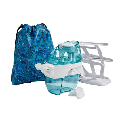 Navage Deluxe Bundle Nasal Irrigation System – Complete Kit with SaltPods, Travel Bag & Caddy
