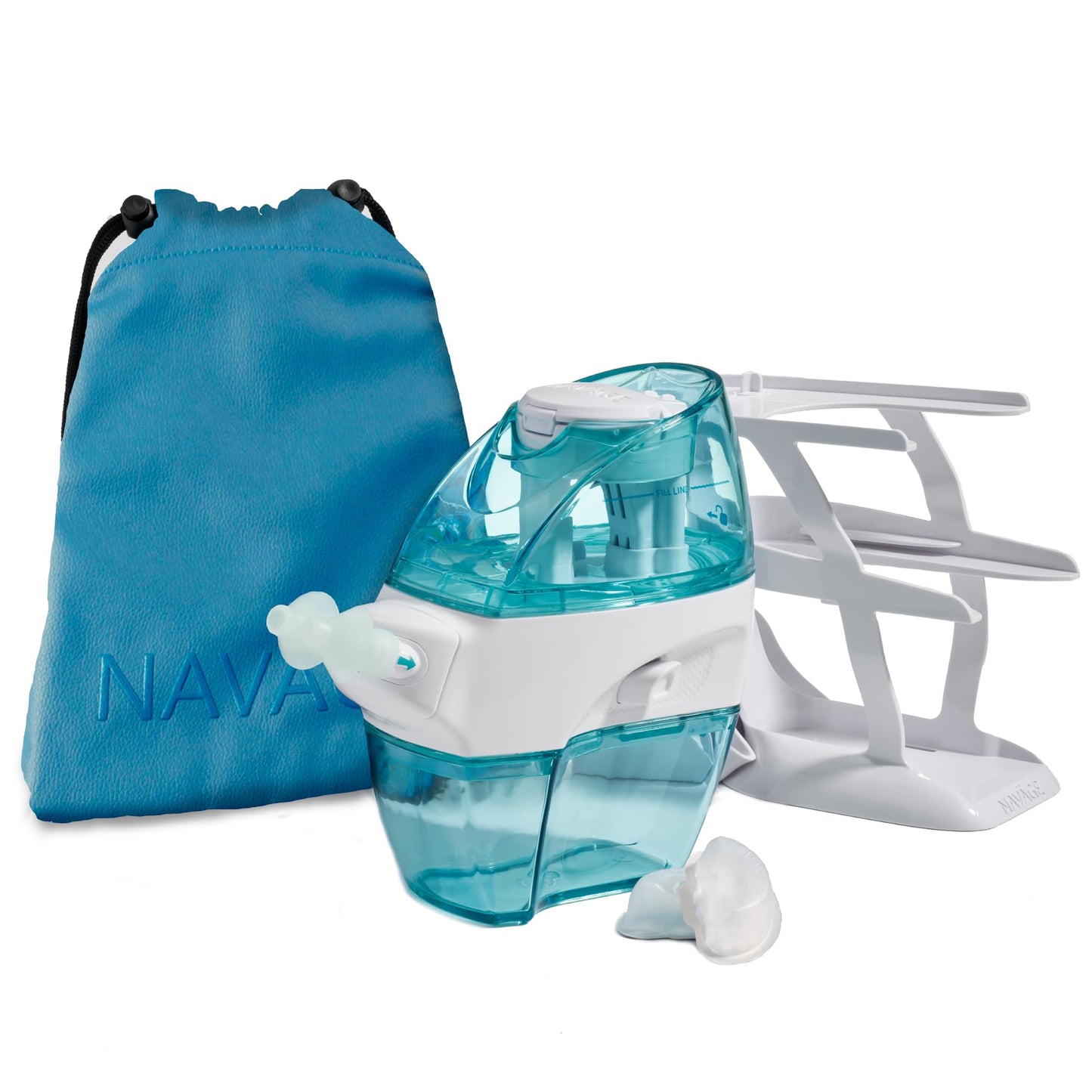 Navage Deluxe Bundle Nasal Irrigation System – SaltPods & Travel Kit