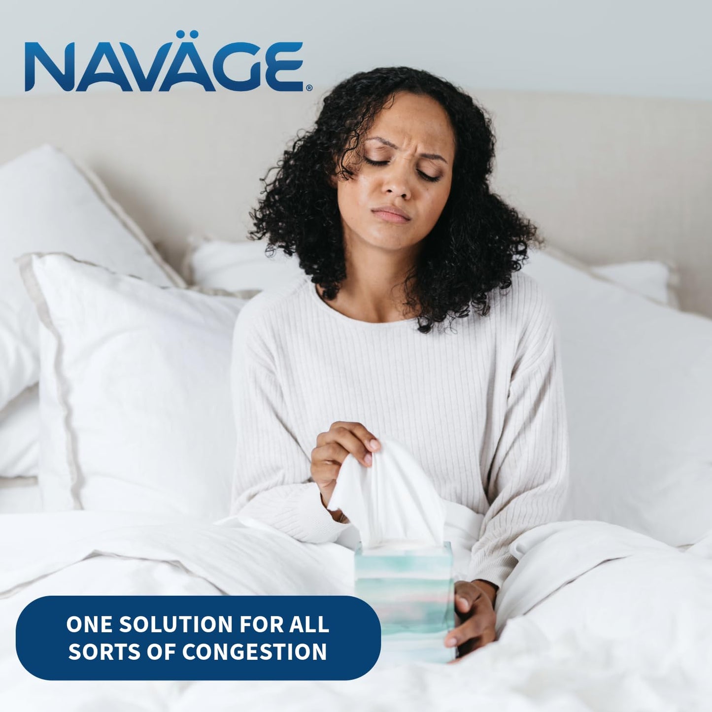 Navage Deluxe Bundle Nasal Irrigation System – SaltPods, Travel Bag & Caddy