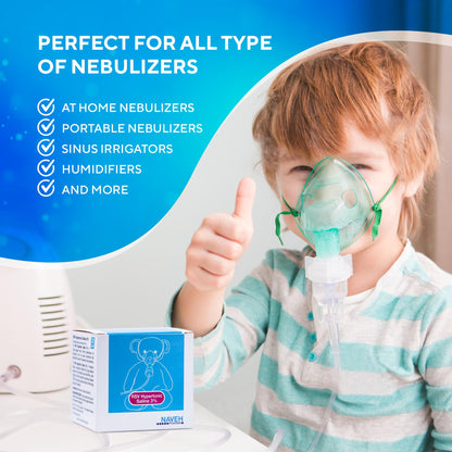 NAVEH PHARMA RSV Gentle Respiratory Relief – Baby-Friendly 3% Hypertonic Saline for Nebulizers | 25 x 5ml Vials