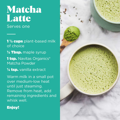Navitas Organics Matcha Powder – Premium Culinary Grade (3oz, 85 Servings) – USDA Organic, Non-GMO, Gluten Free, Kosher, Vegan