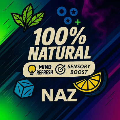 Naz Menthol Herbal Nasal Stick – Spearmint, Camphor & Eucalyptus (3Pak)
