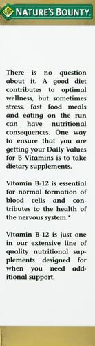 Nature’s Bounty Vitamin B-12 Sublingual Liquid 5000 mcg – Berry Flavor | 2 oz
