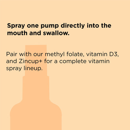 nbpure Organic & Vegan Methyl B12 Spray - 500mcg per Spray | Energy, Mood & Nerve Support