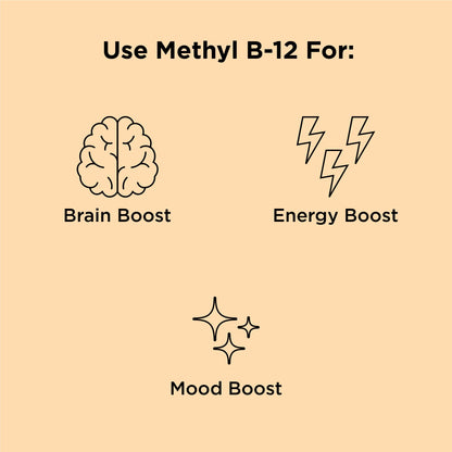 nbpure Organic & Vegan Methyl B12 Spray - 500mcg per Spray | Energy, Mood & Nerve Support