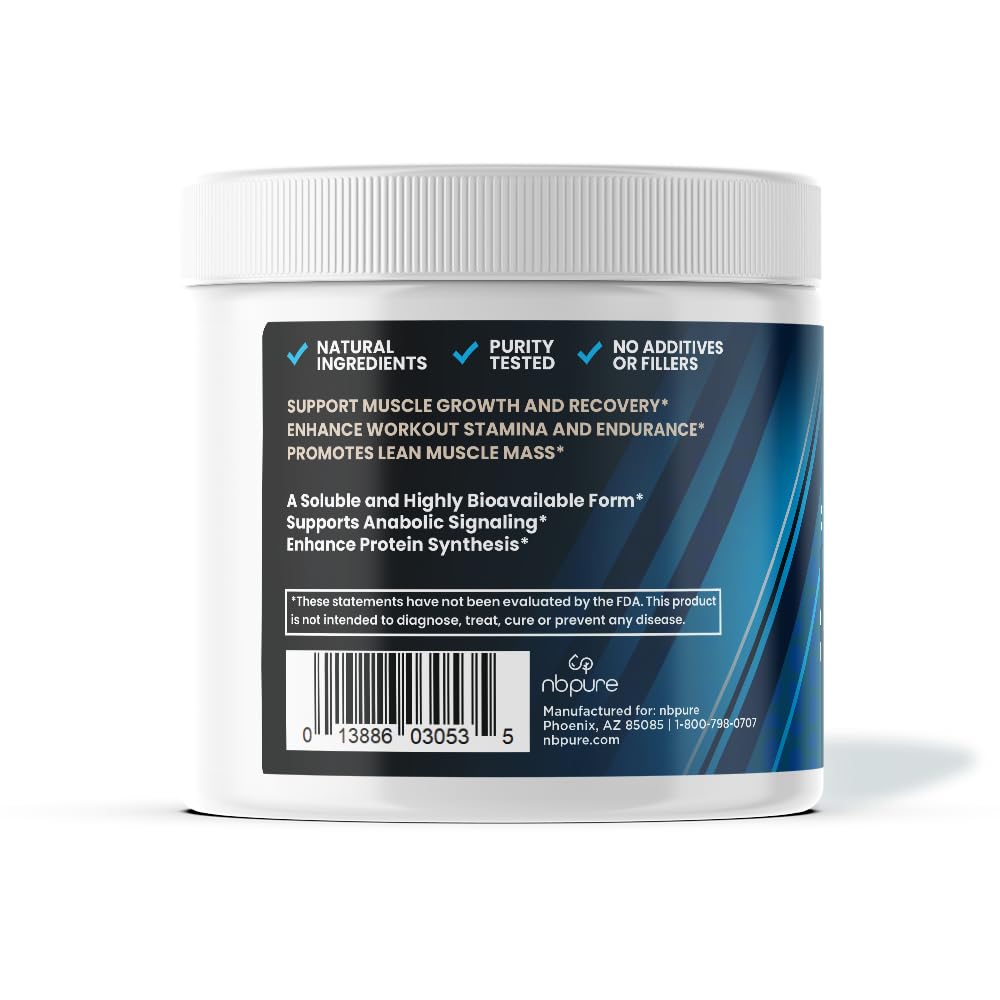 nbpure Performance Leucine+ PepForm™ Leucine Peptides – Post-Workout Muscle Building, Recovery & Reducing Muscle Wasting