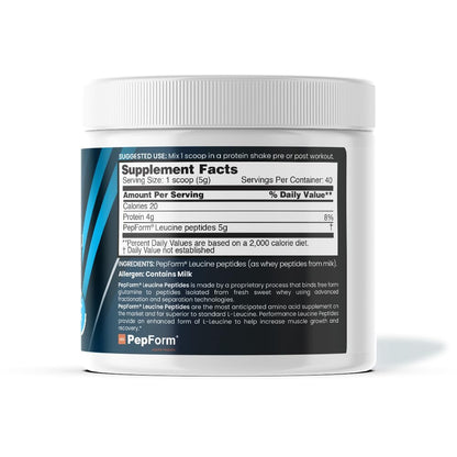 nbpure Performance Leucine+ PepForm™ Leucine Peptides – Post-Workout Muscle Building, Recovery & Reducing Muscle Wasting