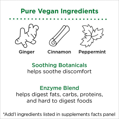 Nbpure Vegan Digestive Enzyme Complex – Daily Digestive Support (12 Enzymes & 3 Herbs)