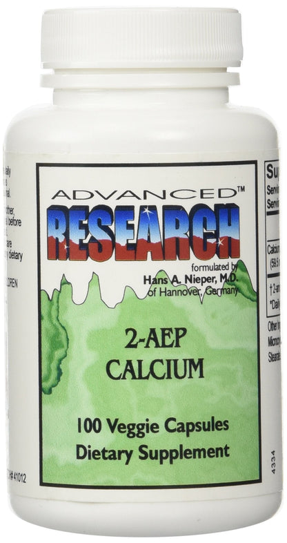NCI Advanced Research Dr. Hans Nieper 2AEP Calcium Capsules - 100 Count