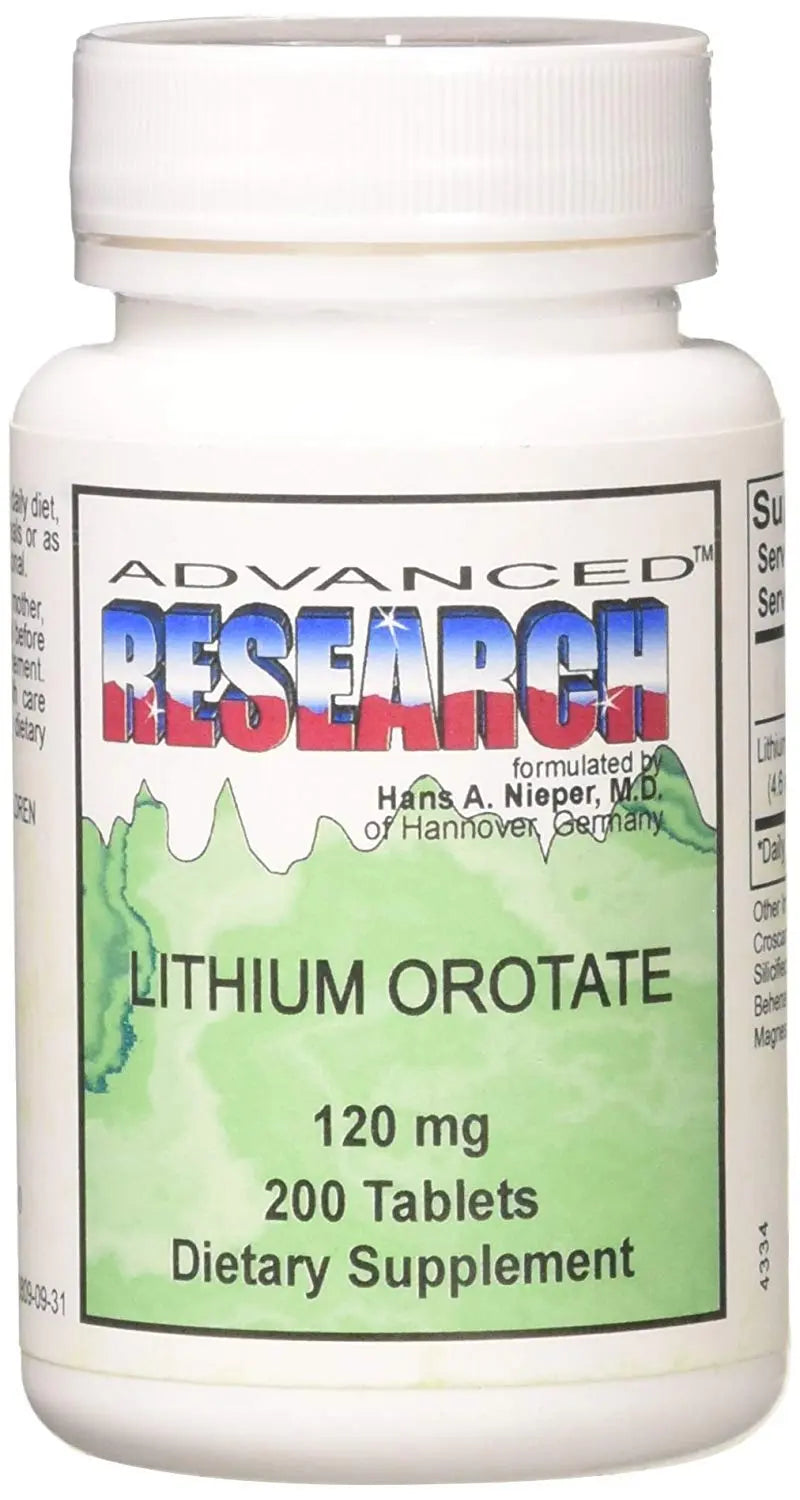NCI Advanced Research Lithium Ootate 120 mg | 400 Tablets Pack of 2 | Nutrient Carriers BritishVita | Premium UK Vitamins & Wellness Supplements