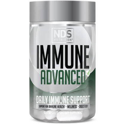 NDS Nutrition Advanced Immune Booster - Elderberry, Vitamin C, D, Zinc & Probiotic (90 capsules)
