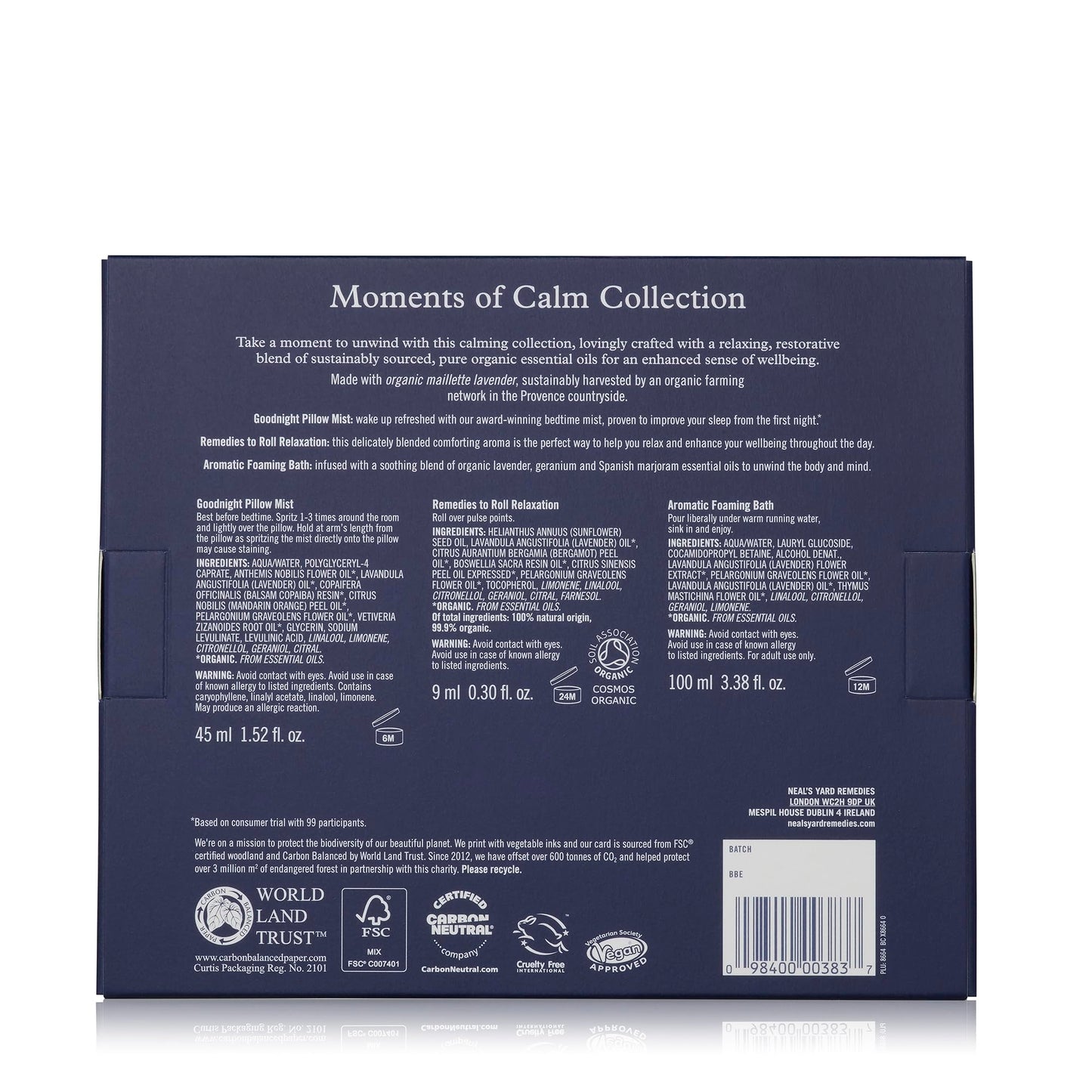 Neal’s Yard Remedies Moments of Calm Collection | Gift Set for Relaxation & Self-Care