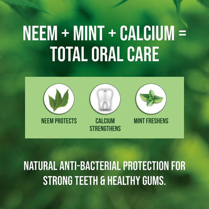 Neem Active Toothpaste 200g Pack | 98% Natural, Pure Vegetarian