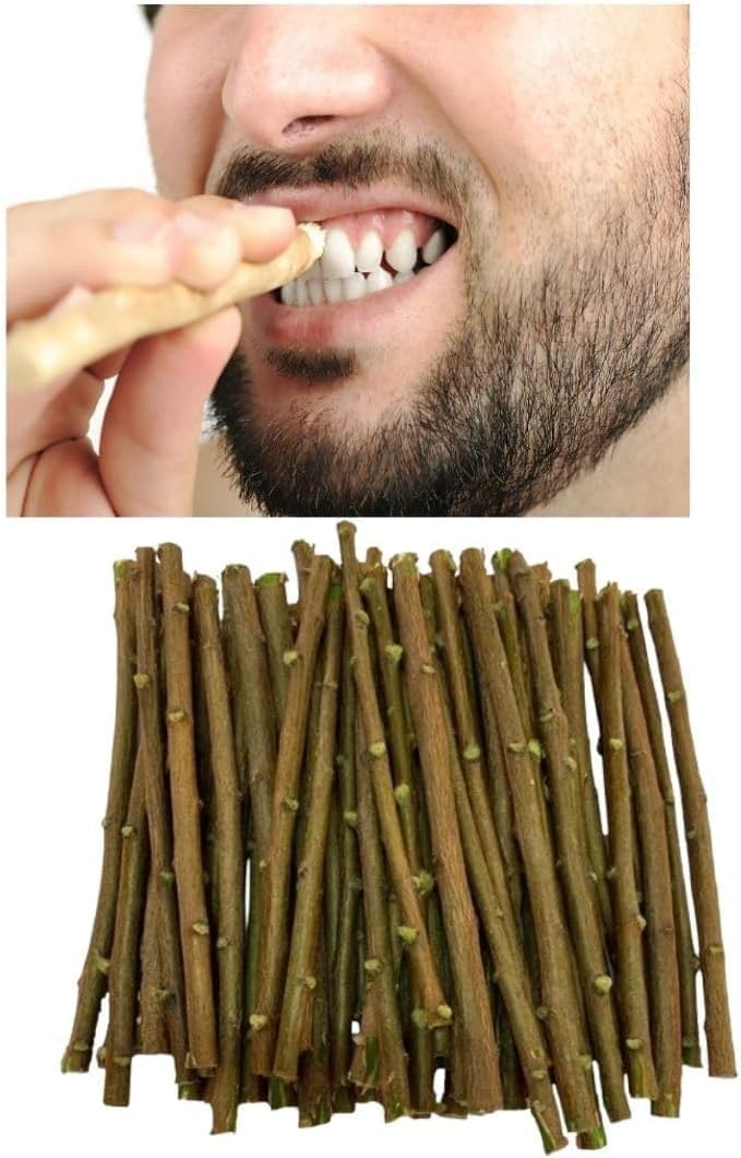 Ayurvedic Neem Datun - Organic Toothbrush Twig (5-7 in) Pack of 10