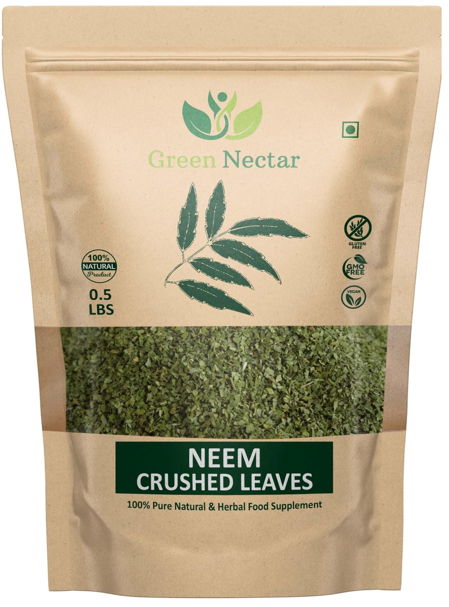 Neem Leaf 8 Oz - 100% Natural Detox Tea | Crushed Leaves | Non-GMO