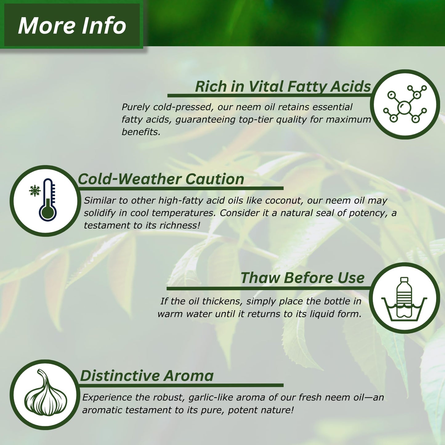 Organic 100% Cold-Pressed Neem Oil (32 Fl Oz) – Pure, Unrefined Neem Oil for Hair, Skin, Plants & Pets