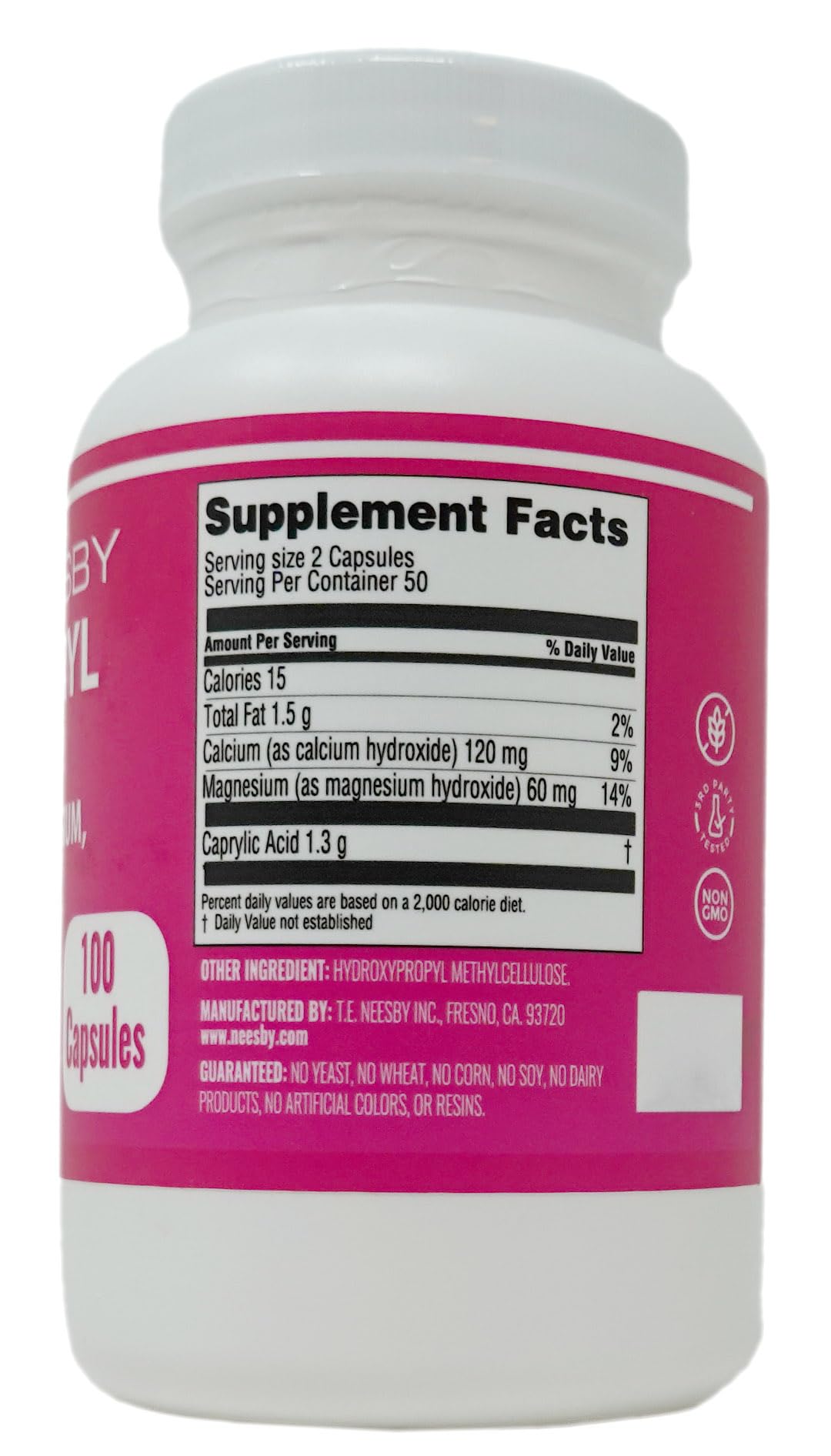 Neesby Mycopryl 680 - 100 Capsules | T.E. Neesby
