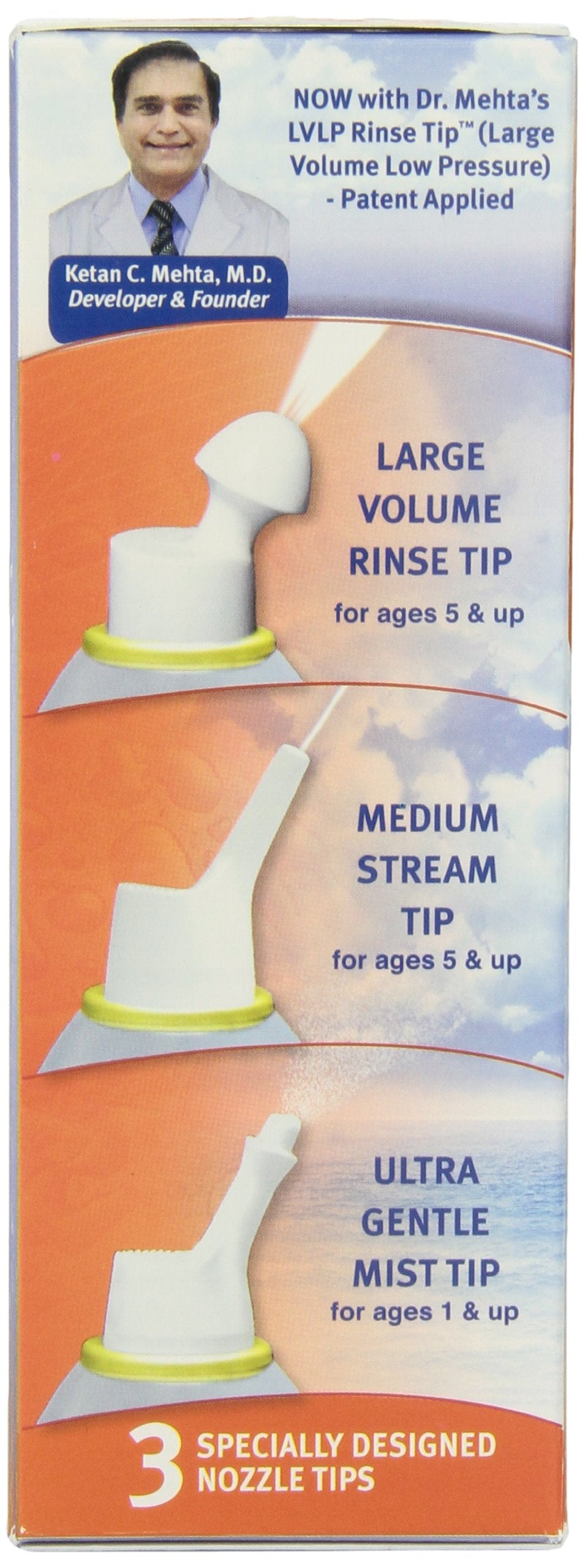 NeilMed NasaMist All in One Multi-Purpose Saline Spray, 6.3 Fl Oz