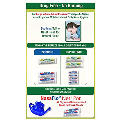NeilMed Sinus Rinse 16oz Extra Large Bottle – All-Natural Nasal Irrigation Kit