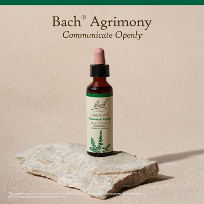 Bach Agrimony - Communicate Openly | Original Flower Remedies 20mL Dropper