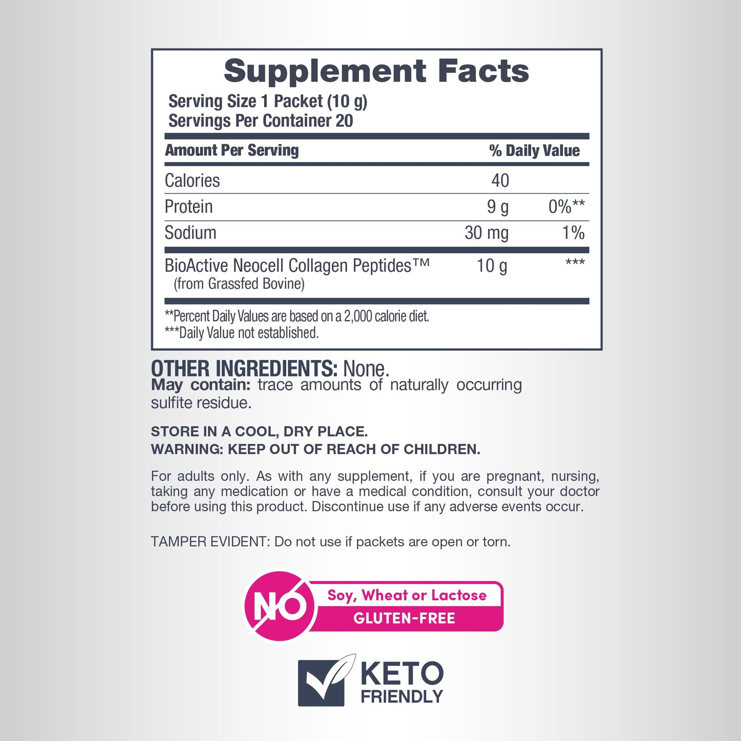 NeoCell Super Collagen Peptides – 10 g per Serving | Keto Certified, Gluten Free