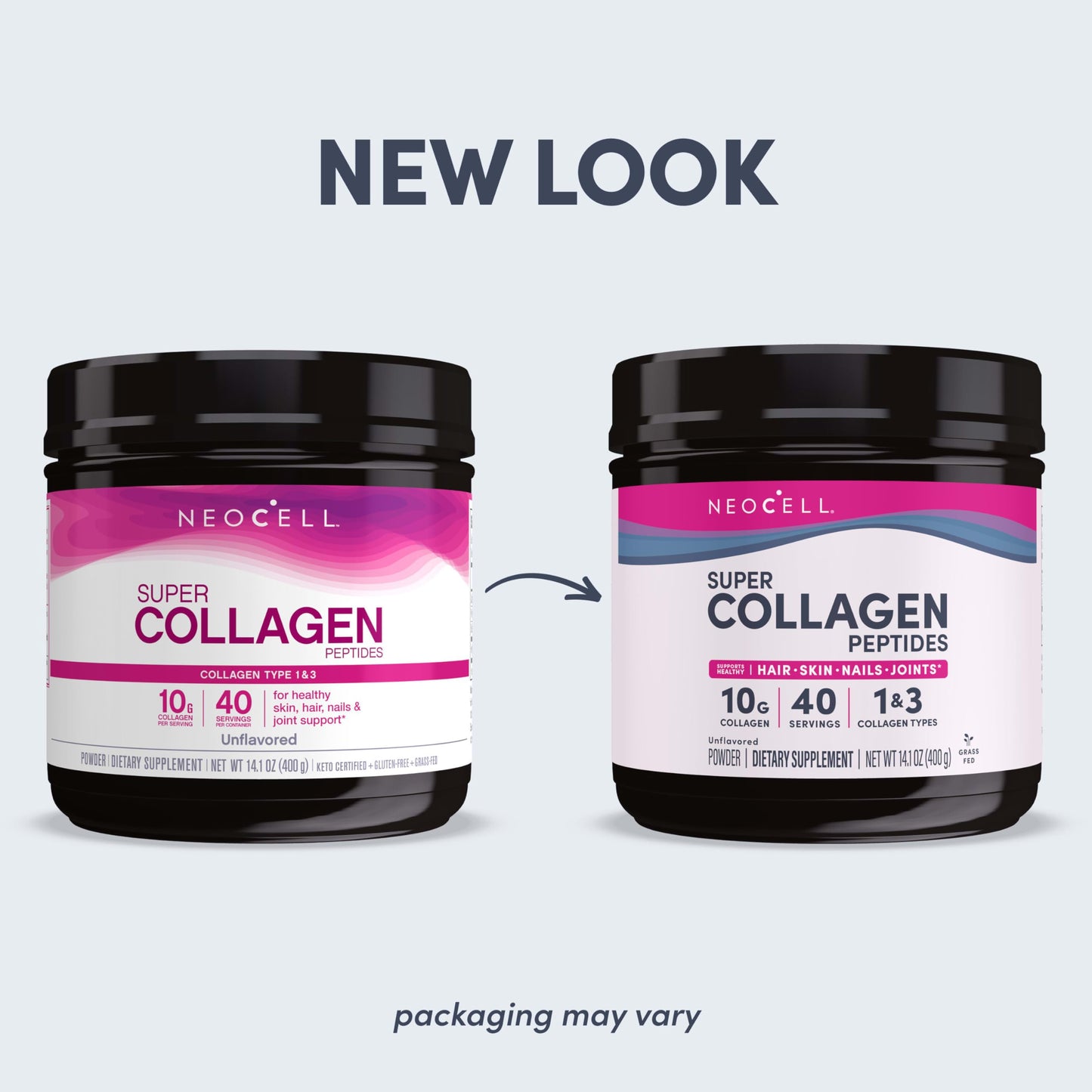 NeoCell Super Collagen Peptides – 10 g per Serving, Gluten Free, Keto, Non-GMO