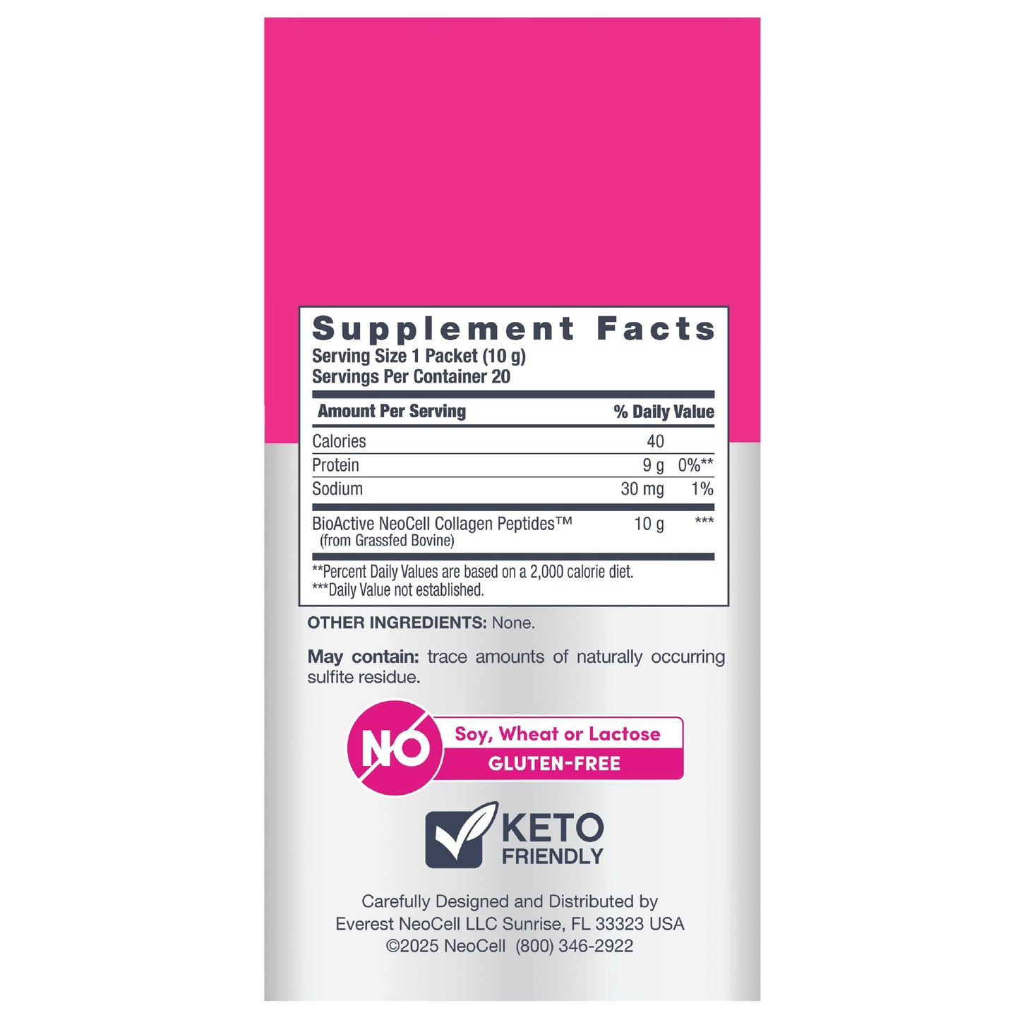 NeoCell Super Collagen Peptides – 10 g per Serving | Keto Certified, Gluten Free