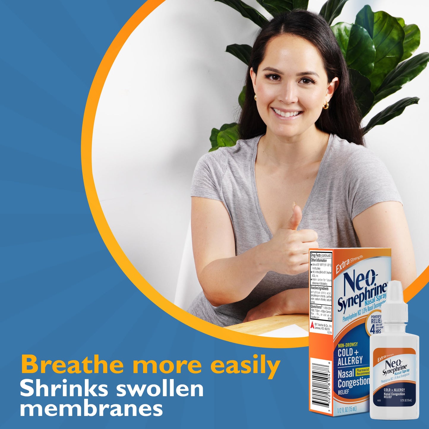 Neo-Synephrine Nasal Spray Extra Strength Formula 0.50 oz – Value Pack (4 Bottles)