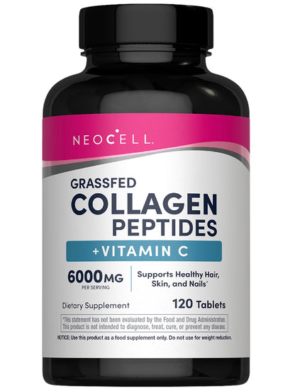 NeoCell Super Collagen Plus Vitamin C – Skin, Hair & Nails (120 Count)