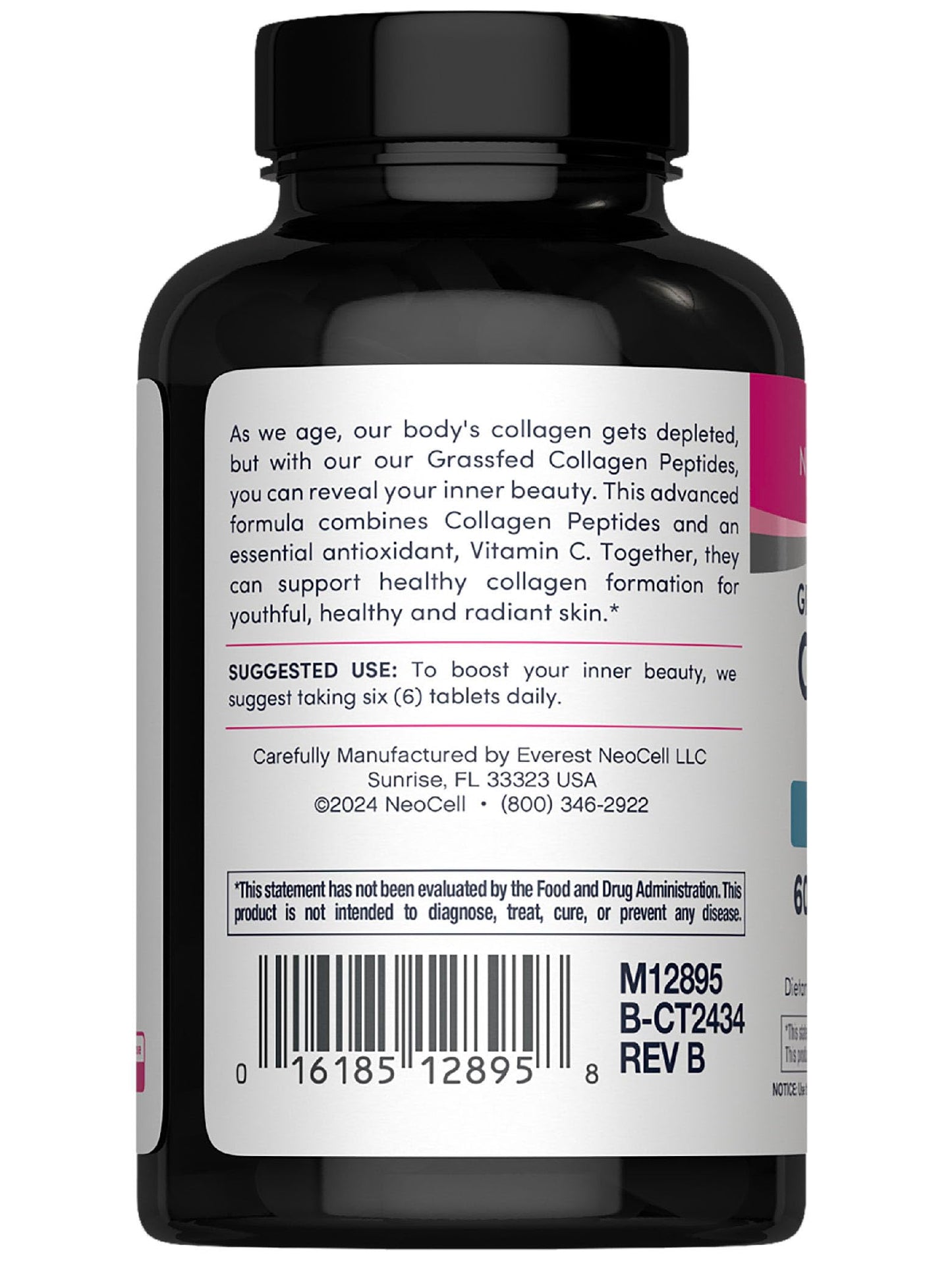 NeoCell Super Collagen Plus Vitamin C – Skin, Hair & Nails (120 Count)