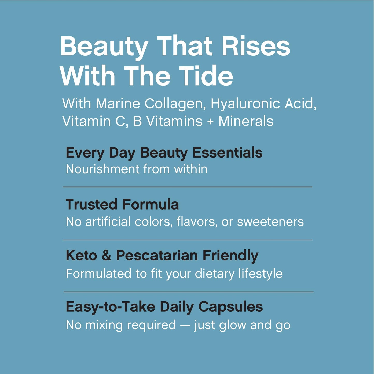 NeoCell Marine Collagen Peptides Capsules | 300 Pills | Hyaluronic Acid + Vitamin C