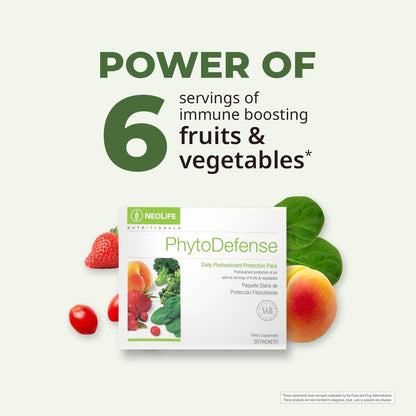 NeoLife PhytoDefense - Phytonutrient Blend (Carotenoid, Flavonoid, Cruciferous) - 30 Daily Packs