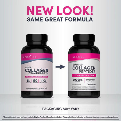 NeoCell Super Collagen + C 360 ct – Collagen Peptides with Vitamin C