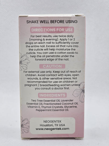 Neogentek Essential Oil Fight Nail Fungus – USA Made, 14ml, Nail Renewal & Strength