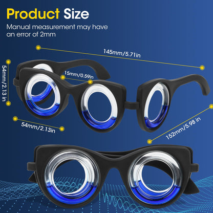 NEOISM Motion Sickness Glasses – Portable Anti-Nausea Travel Glasses for Car, Air & Sea (Adults & Kids)