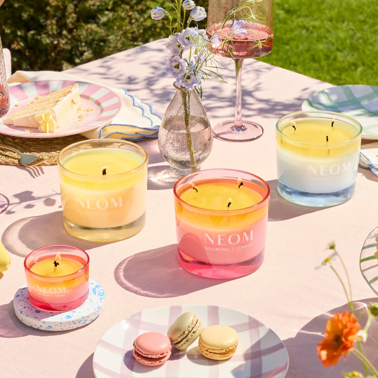 NEOM Energy Burst Candle 420g – 3 Wick, Spearmint Rosemary & Eucalyptus | Hand Finished