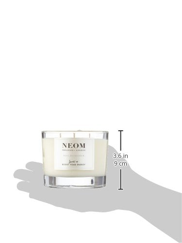NEOM Feel Refreshed 3 Wick Candle - Lemon & Basil | Essential Oil Aromatherapy