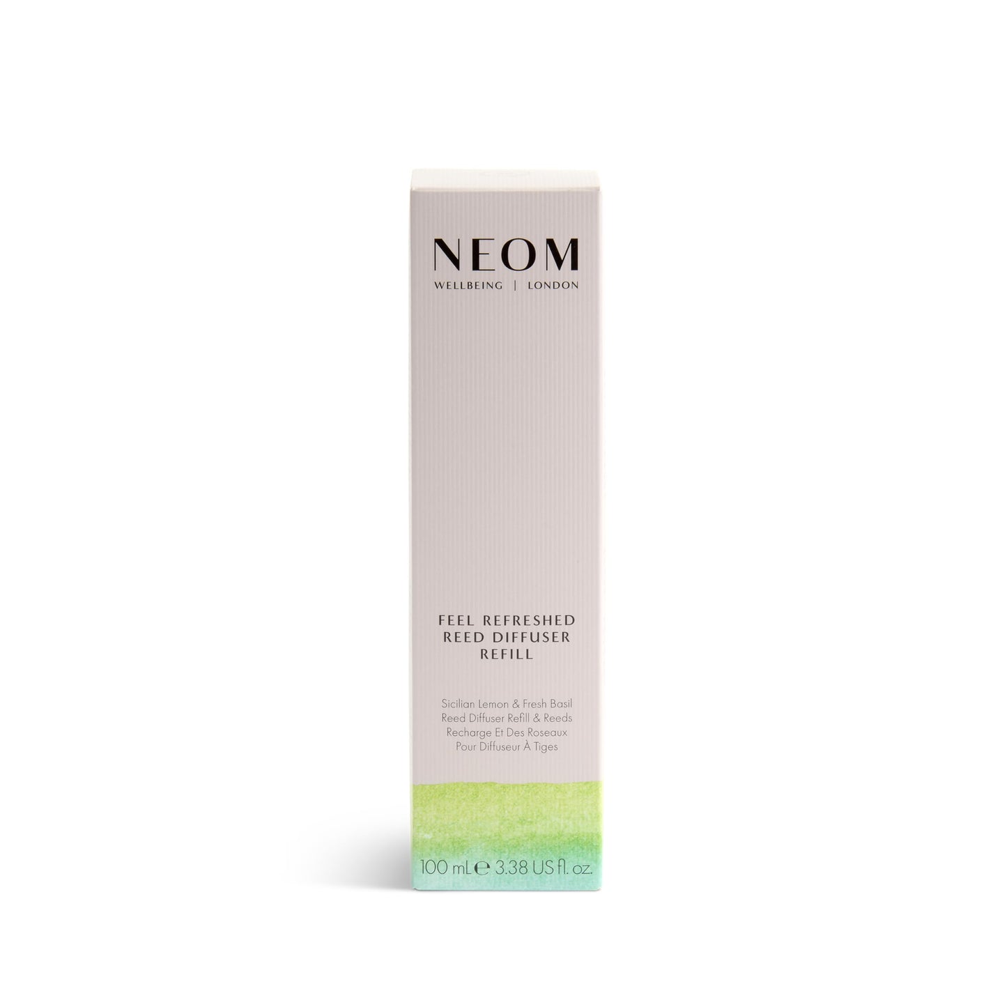 NEOM Feel Refreshed Reed Diffuser Refill 100ml – Sicilian Lemon & Basil